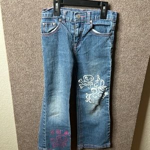 kids girls jeans detailed
